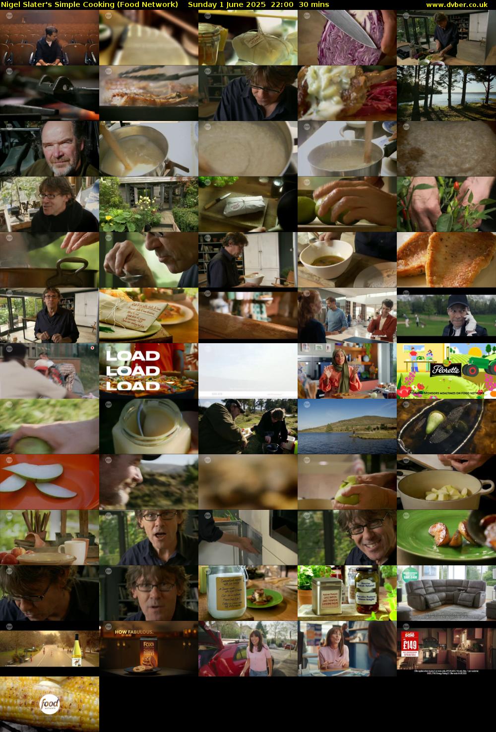 Nigel Slater's Simple Cooking (Food Network) Sunday 1 June 2025 22:00 - 22:30