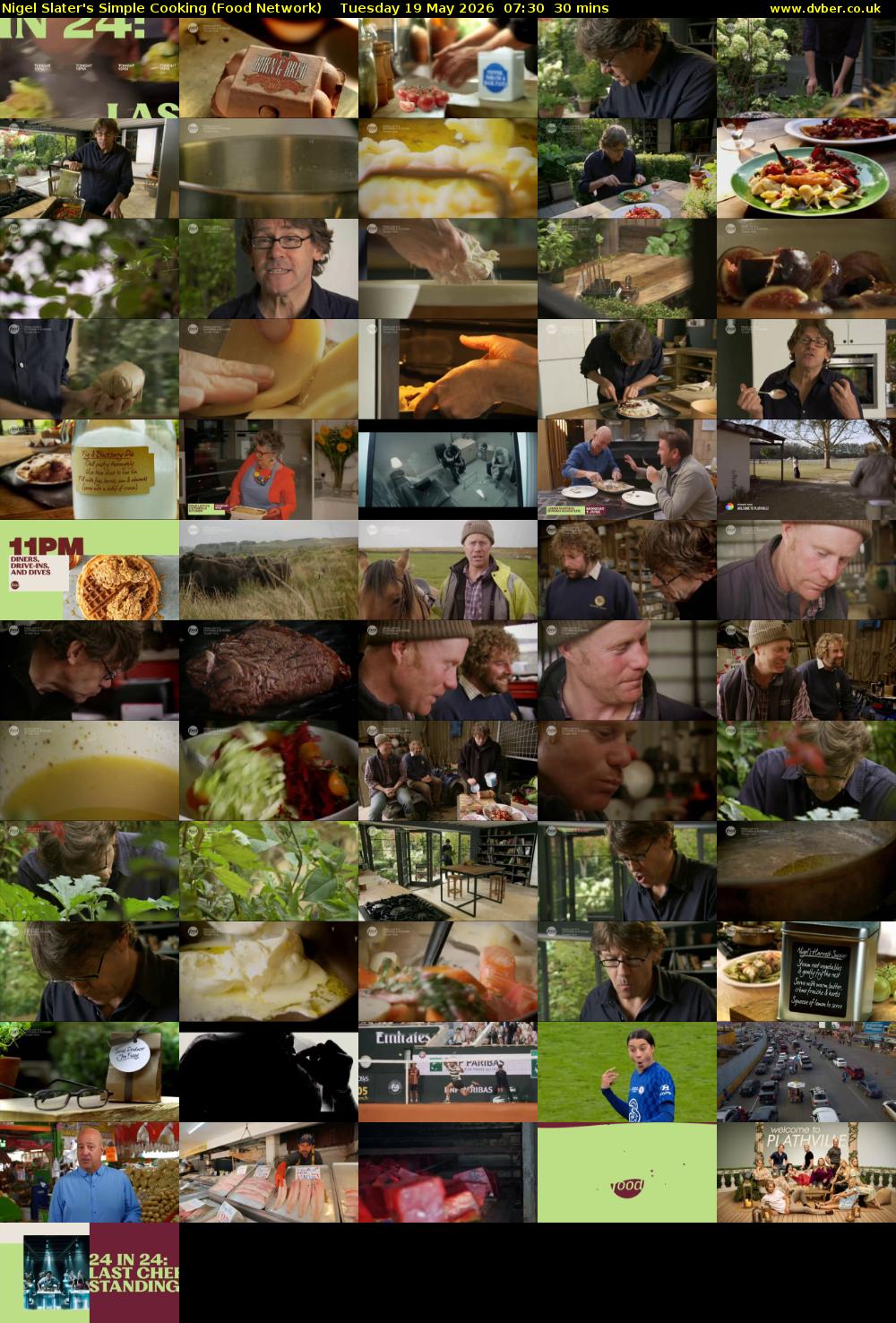 Nigel Slater's Simple Cooking (Food Network) Tuesday 19 May 2026 07:30 - 08:00