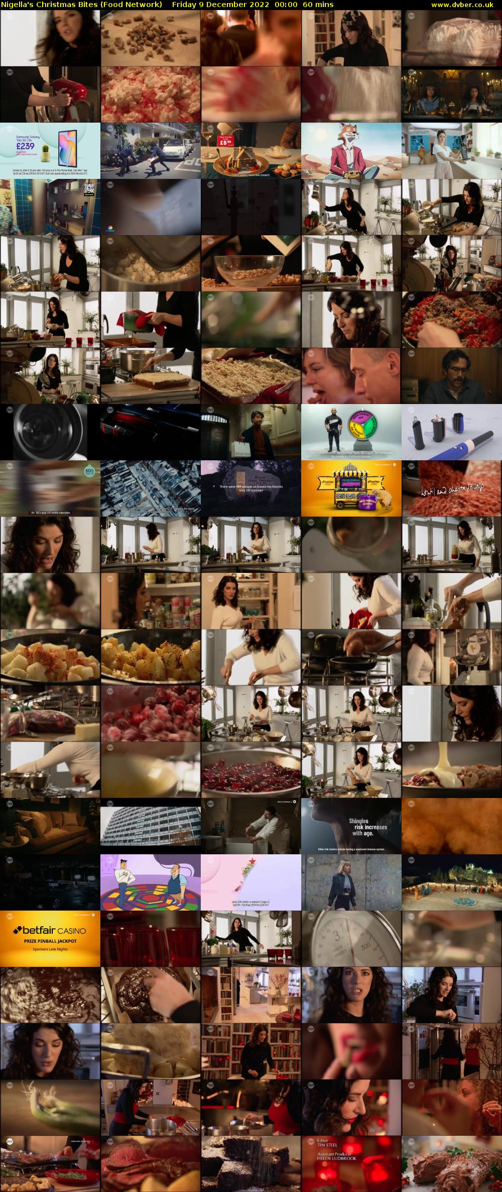 Nigella's Christmas Bites (Food Network) Friday 9 December 2022 00:00 - 01:00