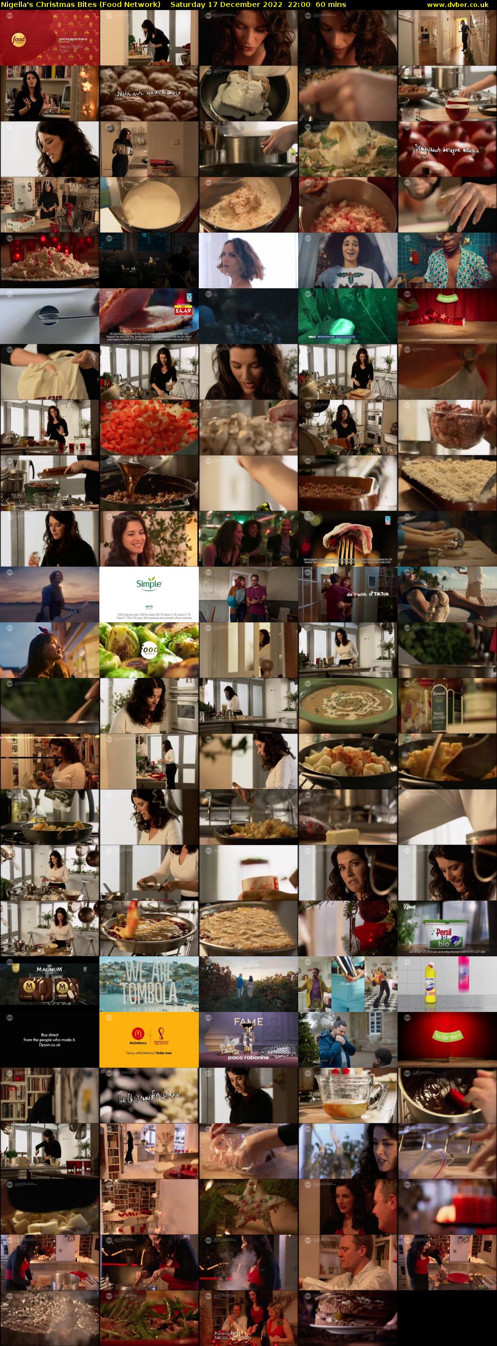 Nigella's Christmas Bites (Food Network) Saturday 17 December 2022 22:00 - 23:00