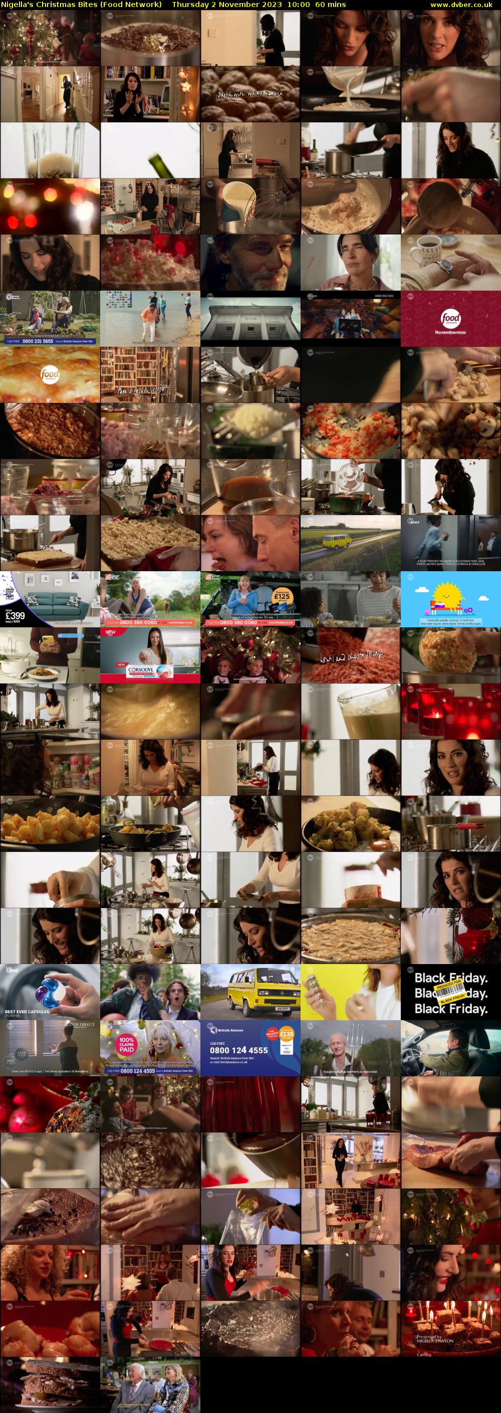 Nigella's Christmas Bites (Food Network) Thursday 2 November 2023 10:00 - 11:00