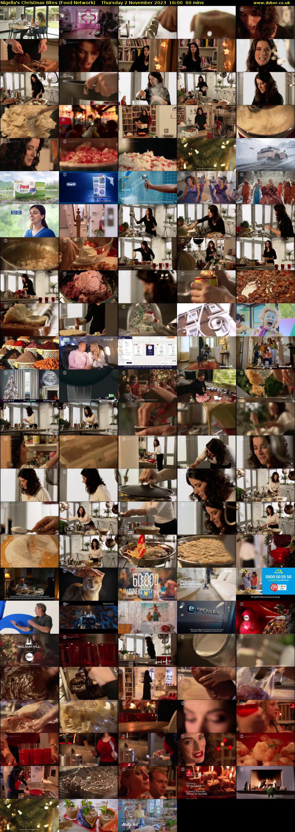 Nigella's Christmas Bites (Food Network) Thursday 2 November 2023 16:00 - 17:00