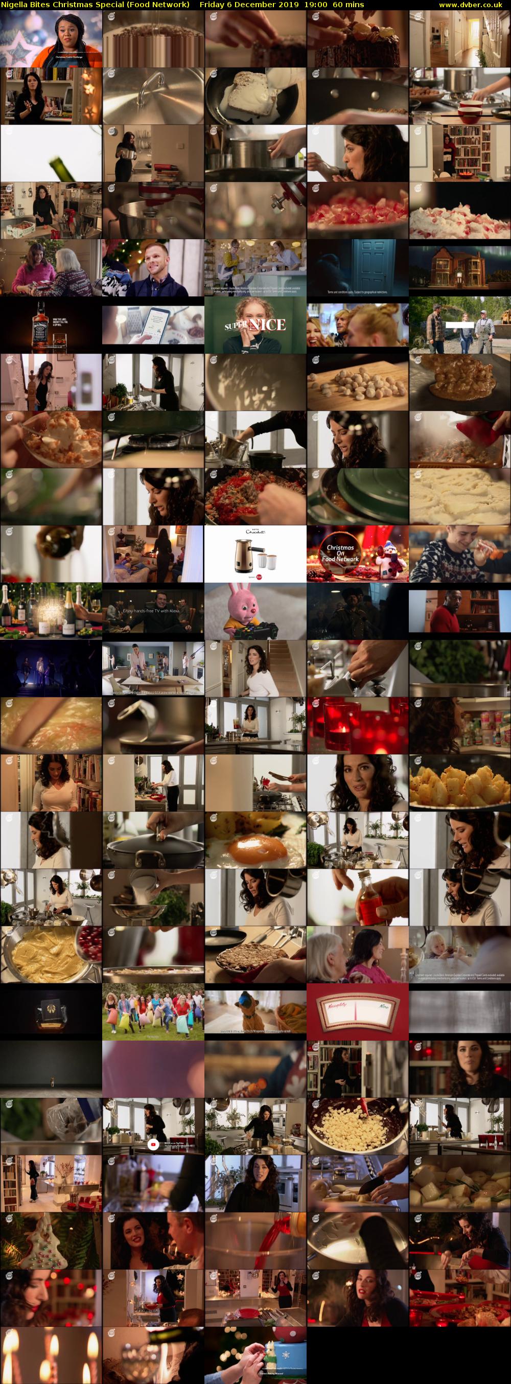Nigella Bites Christmas Special (Food Network) Friday 6 December 2019 19:00 - 20:00