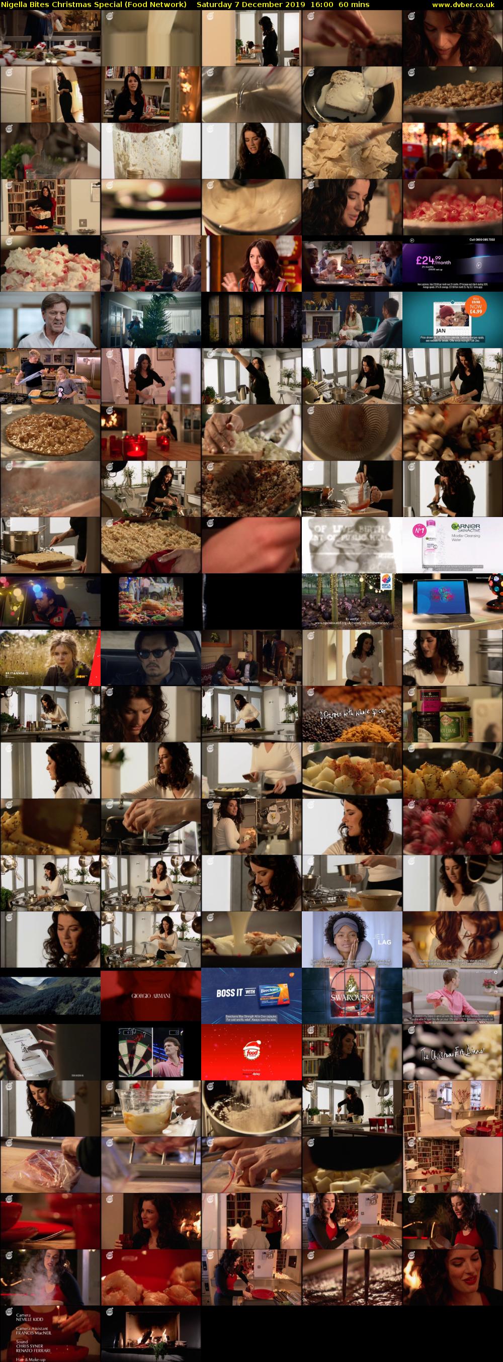 Nigella Bites Christmas Special (Food Network) Saturday 7 December 2019 16:00 - 17:00
