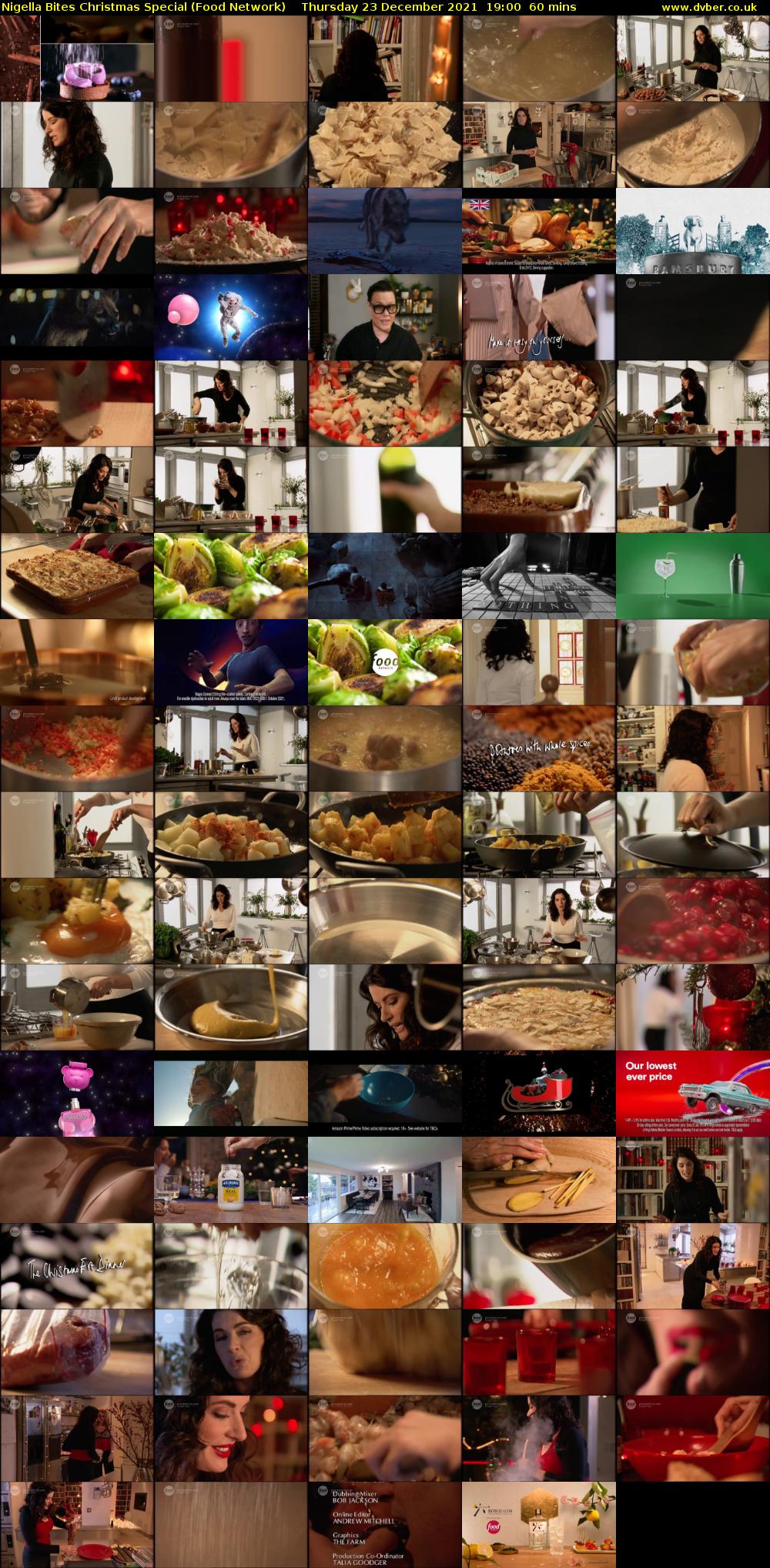 Nigella Bites Christmas Special (Food Network) Thursday 23 December 2021 19:00 - 20:00