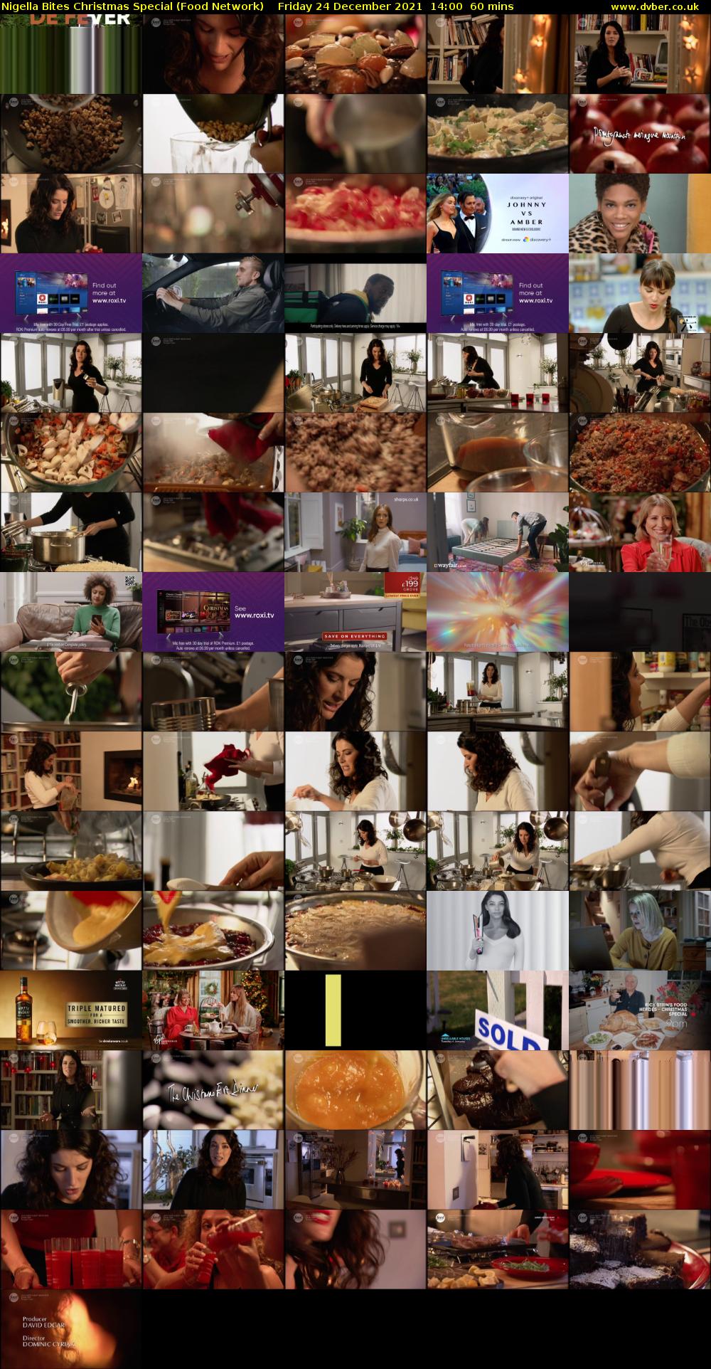Nigella Bites Christmas Special (Food Network) Friday 24 December 2021 14:00 - 15:00