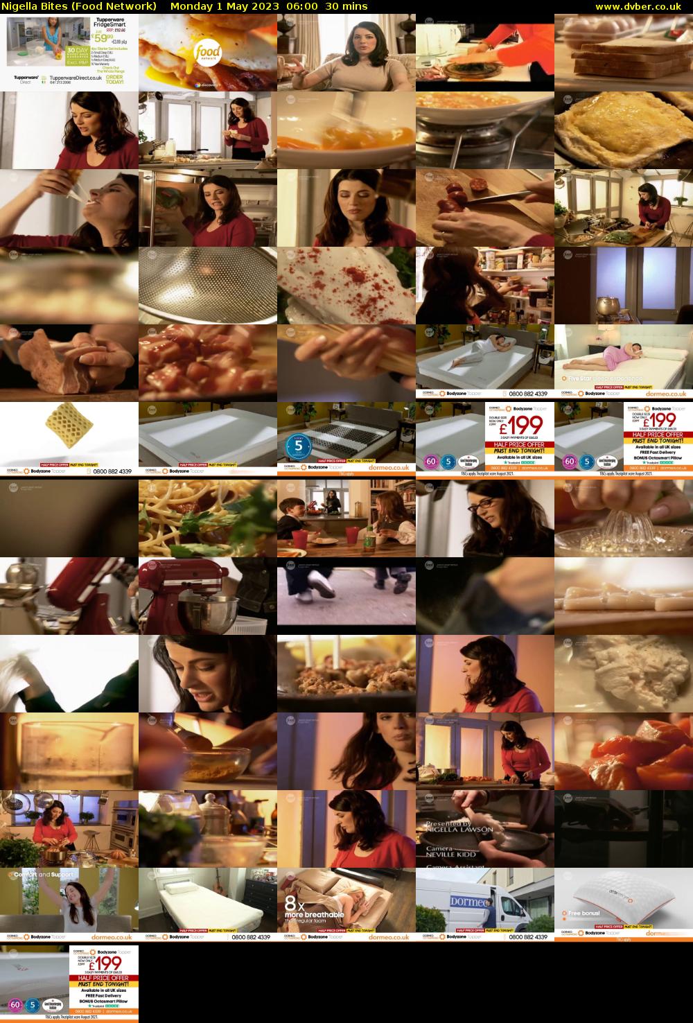 Nigella Bites (Food Network) Monday 1 May 2023 06:00 - 06:30