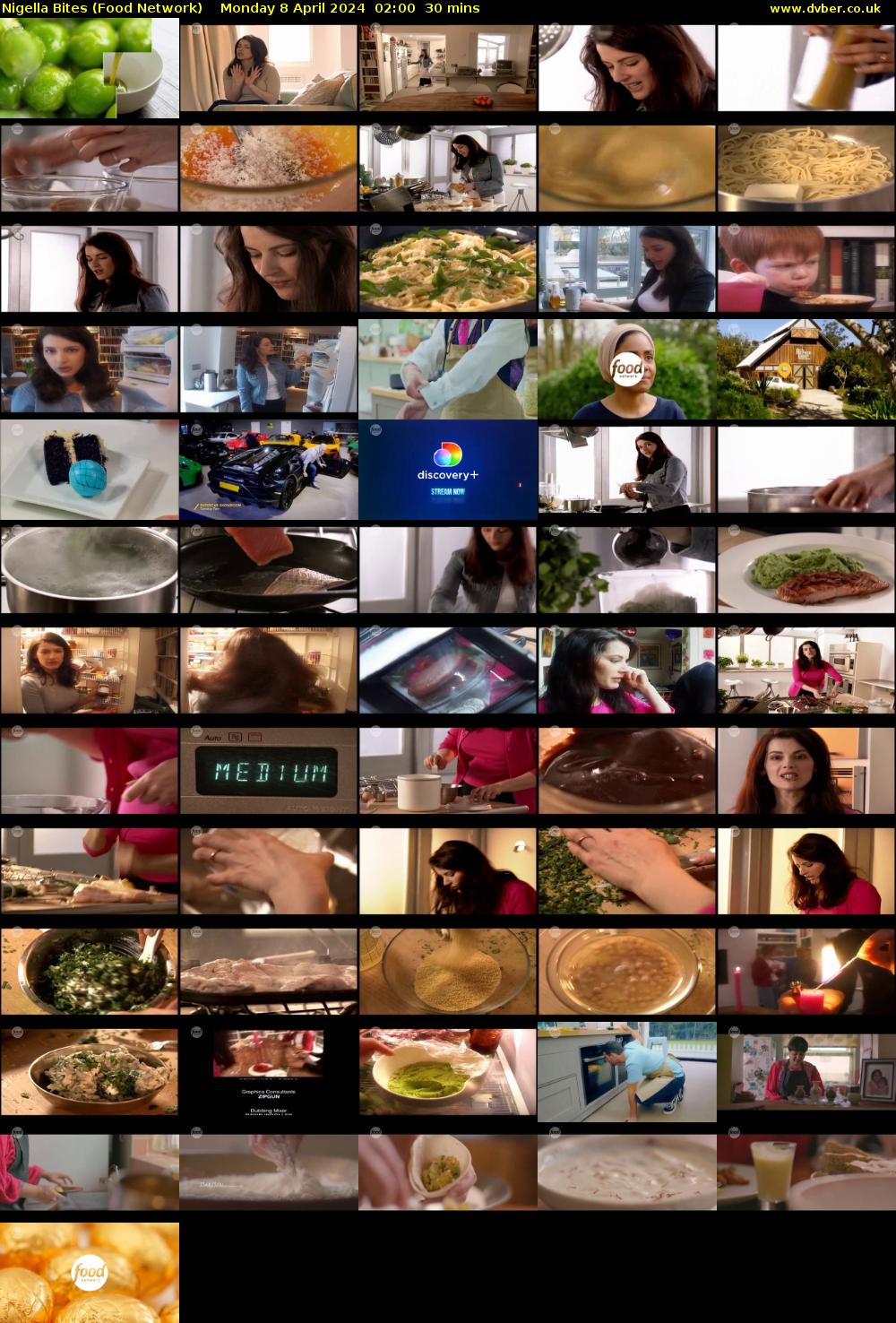 Nigella Bites (Food Network) Monday 8 April 2024 02:00 - 02:30