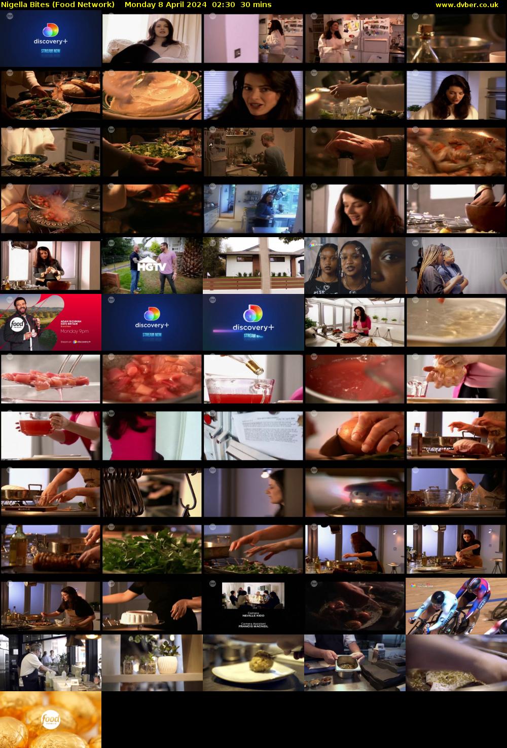 Nigella Bites (Food Network) Monday 8 April 2024 02:30 - 03:00