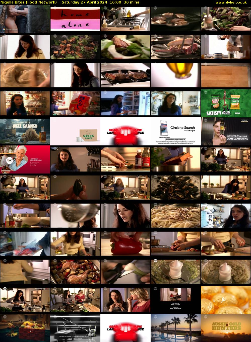 Nigella Bites (Food Network) Saturday 27 April 2024 16:00 - 16:30