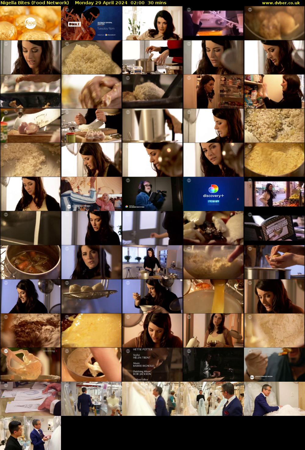 Nigella Bites (Food Network) Monday 29 April 2024 02:00 - 02:30