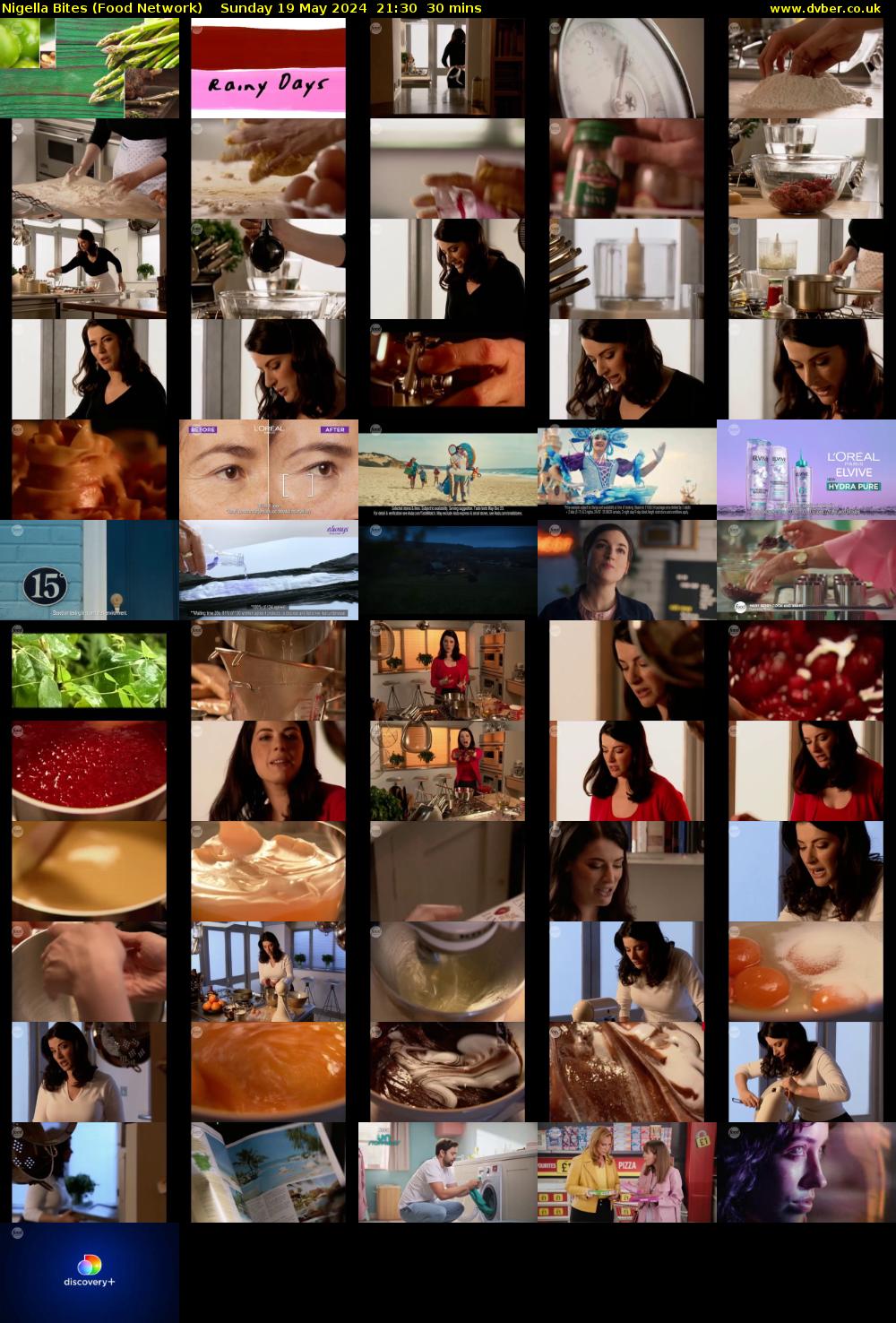 Nigella Bites (Food Network) Sunday 19 May 2024 21:30 - 22:00