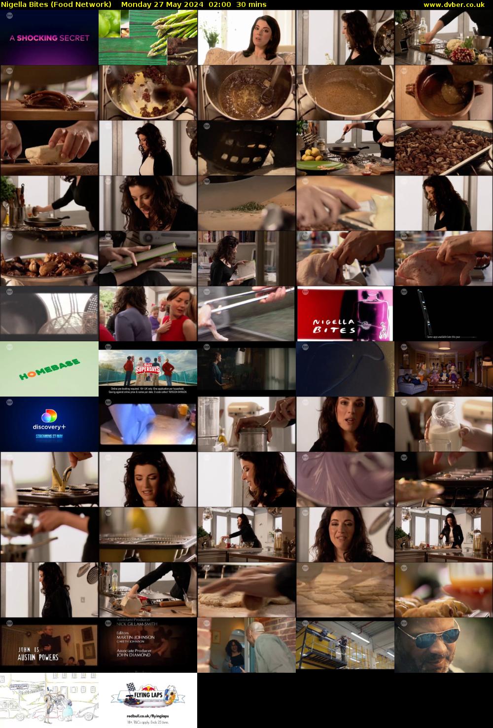 Nigella Bites (Food Network) Monday 27 May 2024 02:00 - 02:30