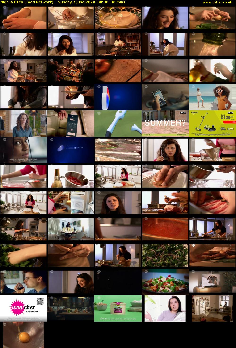 Nigella Bites (Food Network) Sunday 2 June 2024 08:30 - 09:00
