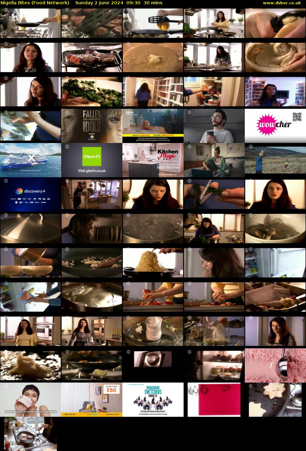 Nigella Bites (Food Network) Sunday 2 June 2024 09:30 - 10:00
