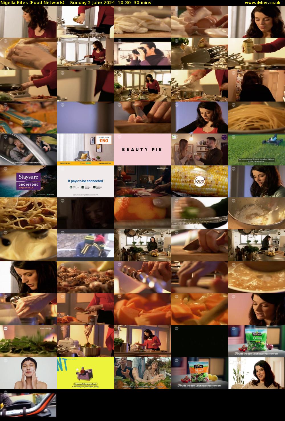 Nigella Bites (Food Network) Sunday 2 June 2024 10:30 - 11:00