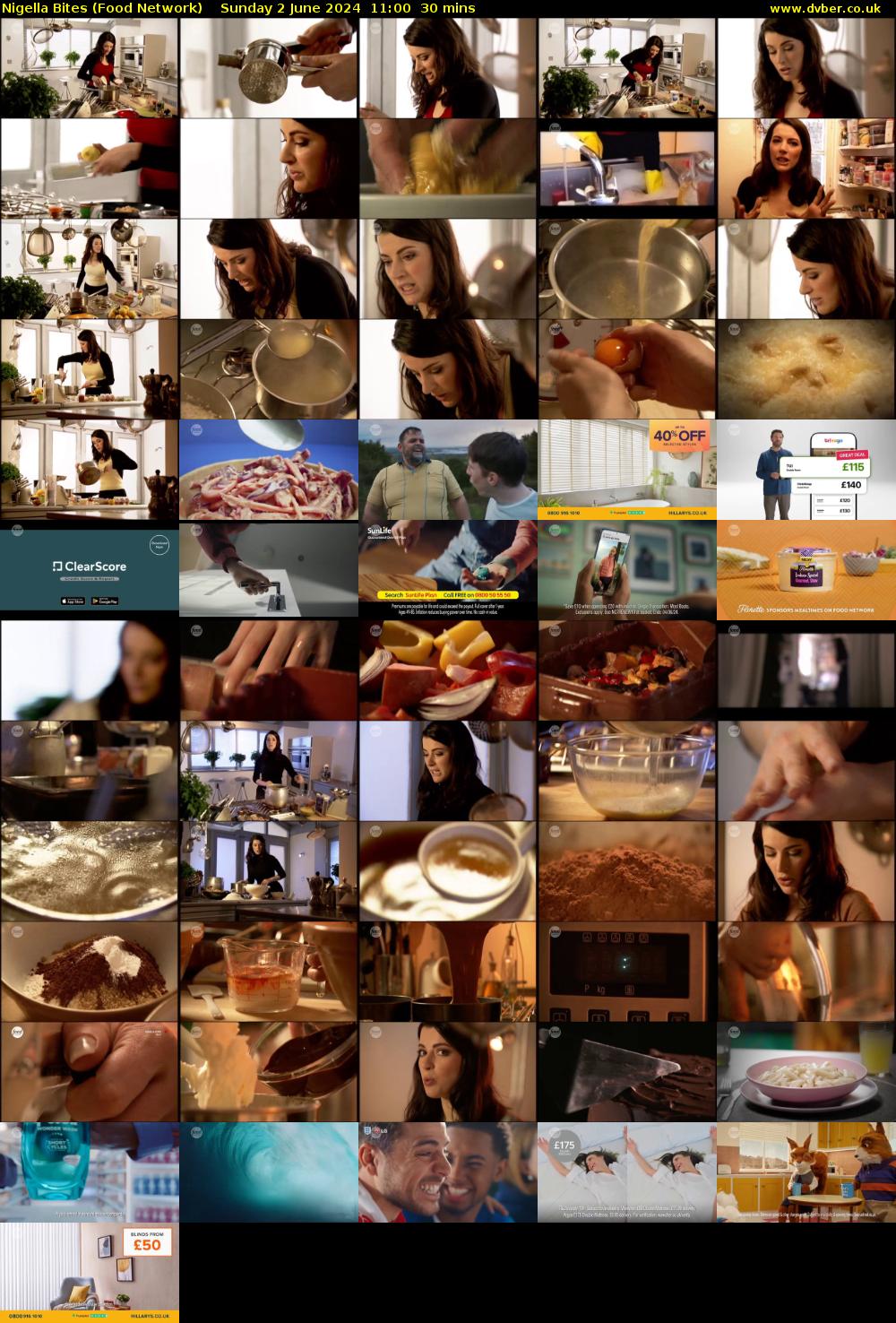 Nigella Bites (Food Network) Sunday 2 June 2024 11:00 - 11:30