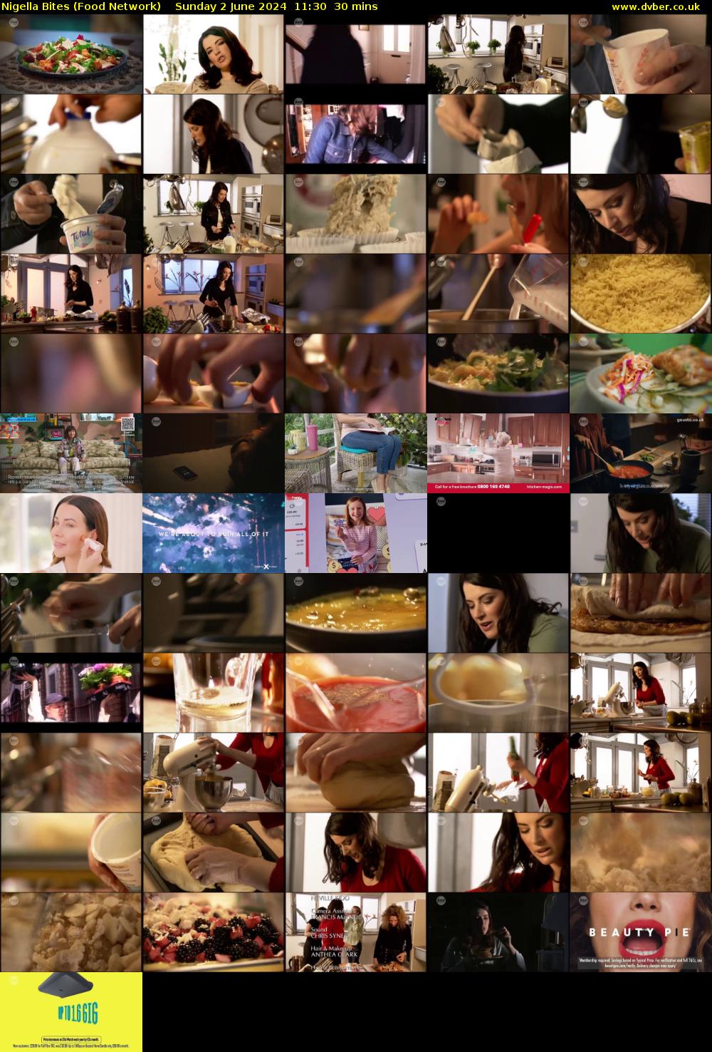 Nigella Bites (Food Network) Sunday 2 June 2024 11:30 - 12:00