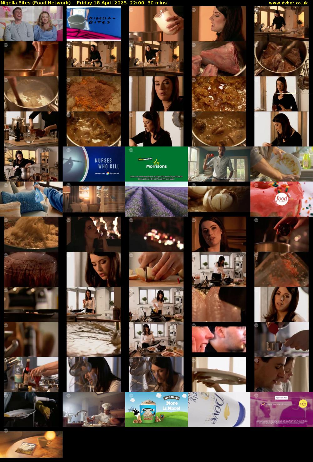 Nigella Bites (Food Network) Friday 18 April 2025 22:00 - 22:30