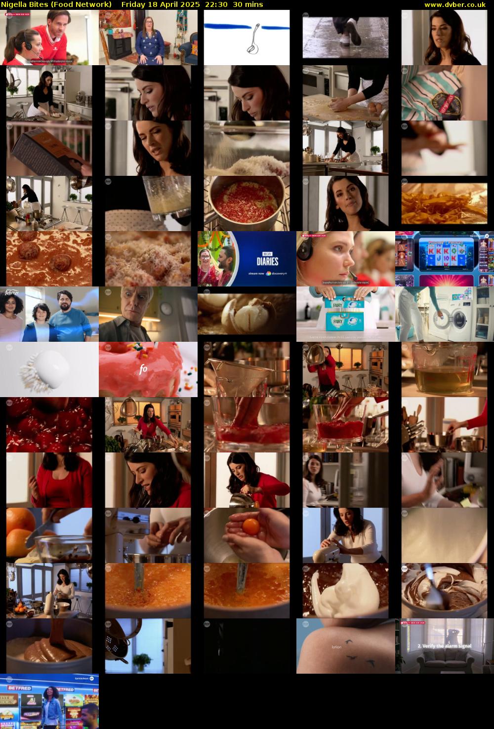 Nigella Bites (Food Network) Friday 18 April 2025 22:30 - 23:00