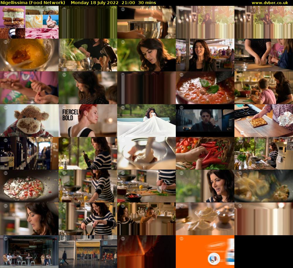 Nigellissima (Food Network) Monday 18 July 2022 21:00 - 21:30