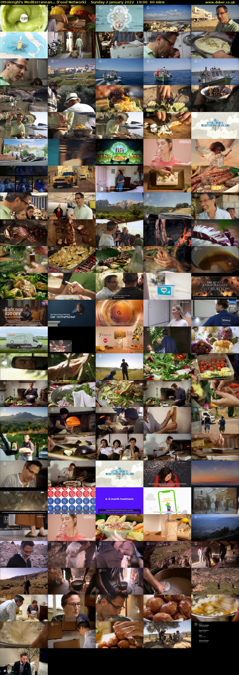 Ottolenghi's Mediterranean... (Food Network) Sunday 2 January 2022 19:00 - 20:00