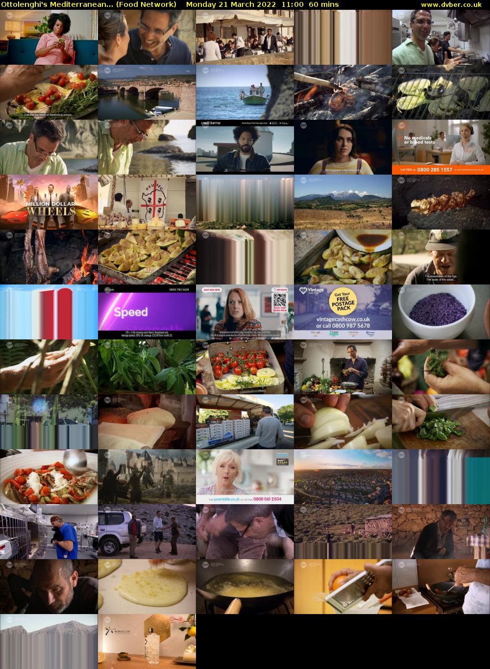 Ottolenghi's Mediterranean... (Food Network) Monday 21 March 2022 11:00 - 12:00