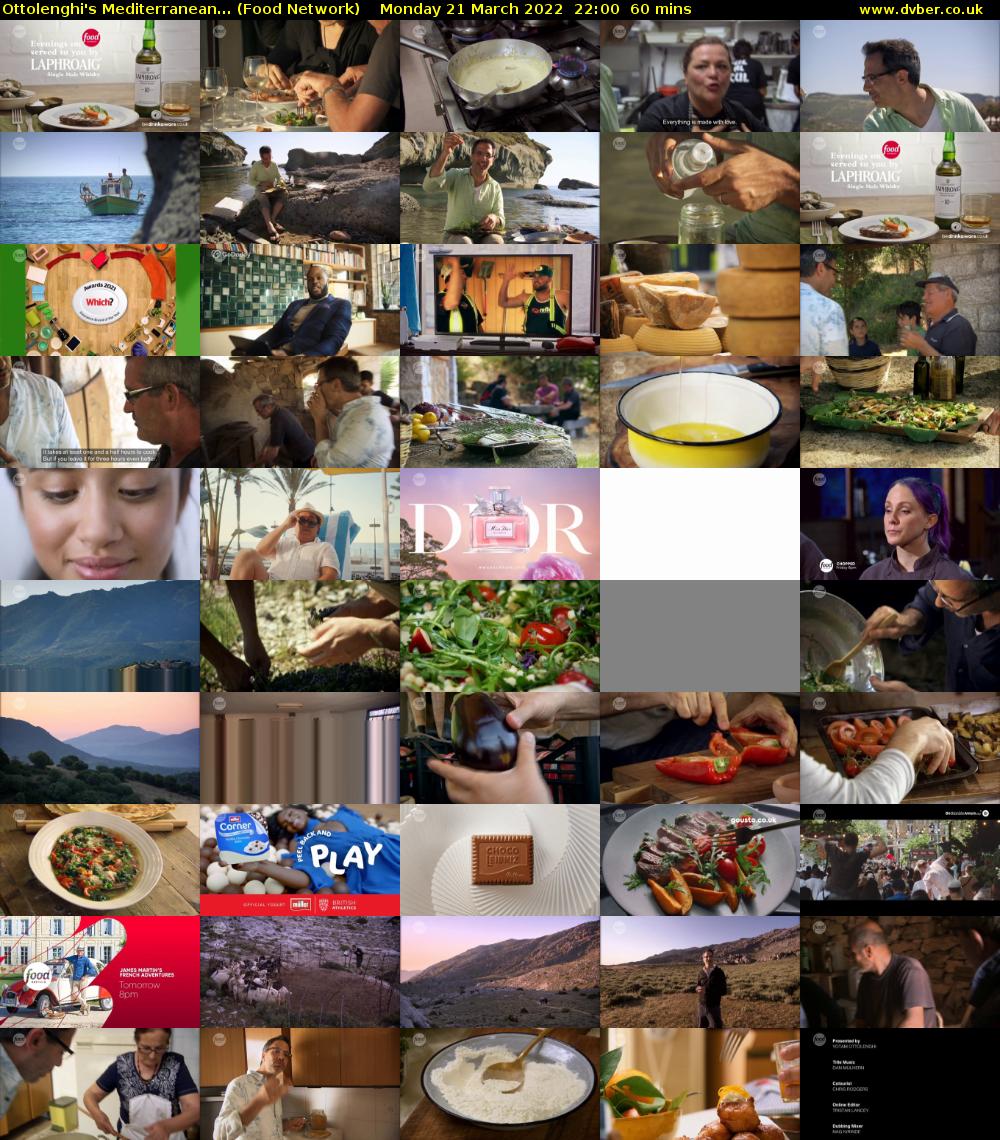 Ottolenghi's Mediterranean... (Food Network) Monday 21 March 2022 22:00 - 23:00