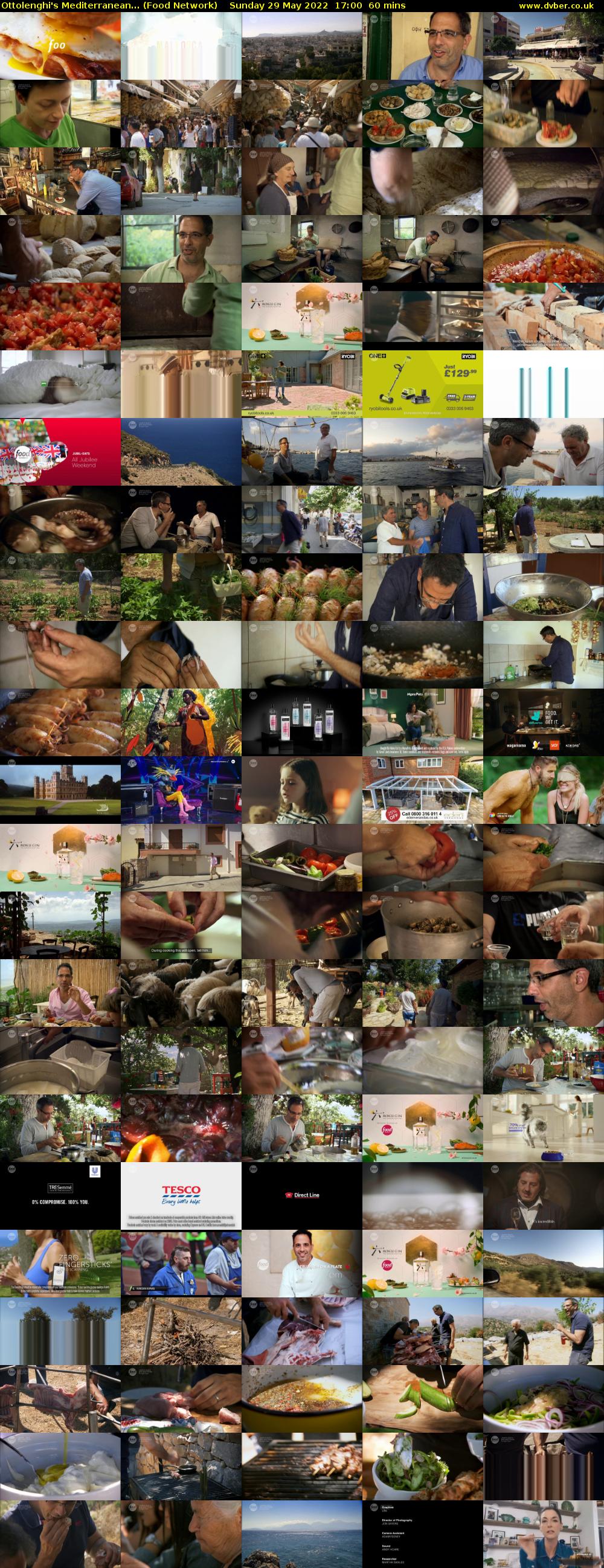 Ottolenghi's Mediterranean... (Food Network) Sunday 29 May 2022 17:00 - 18:00