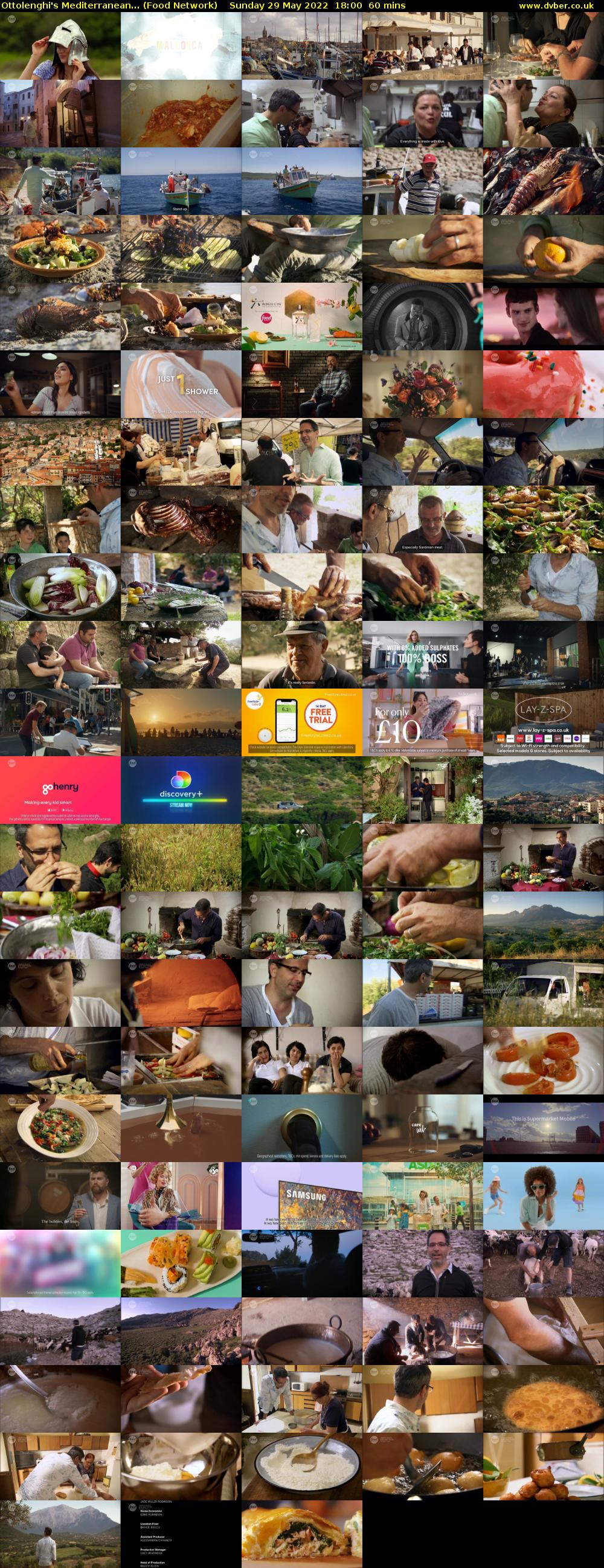 Ottolenghi's Mediterranean... (Food Network) Sunday 29 May 2022 18:00 - 19:00