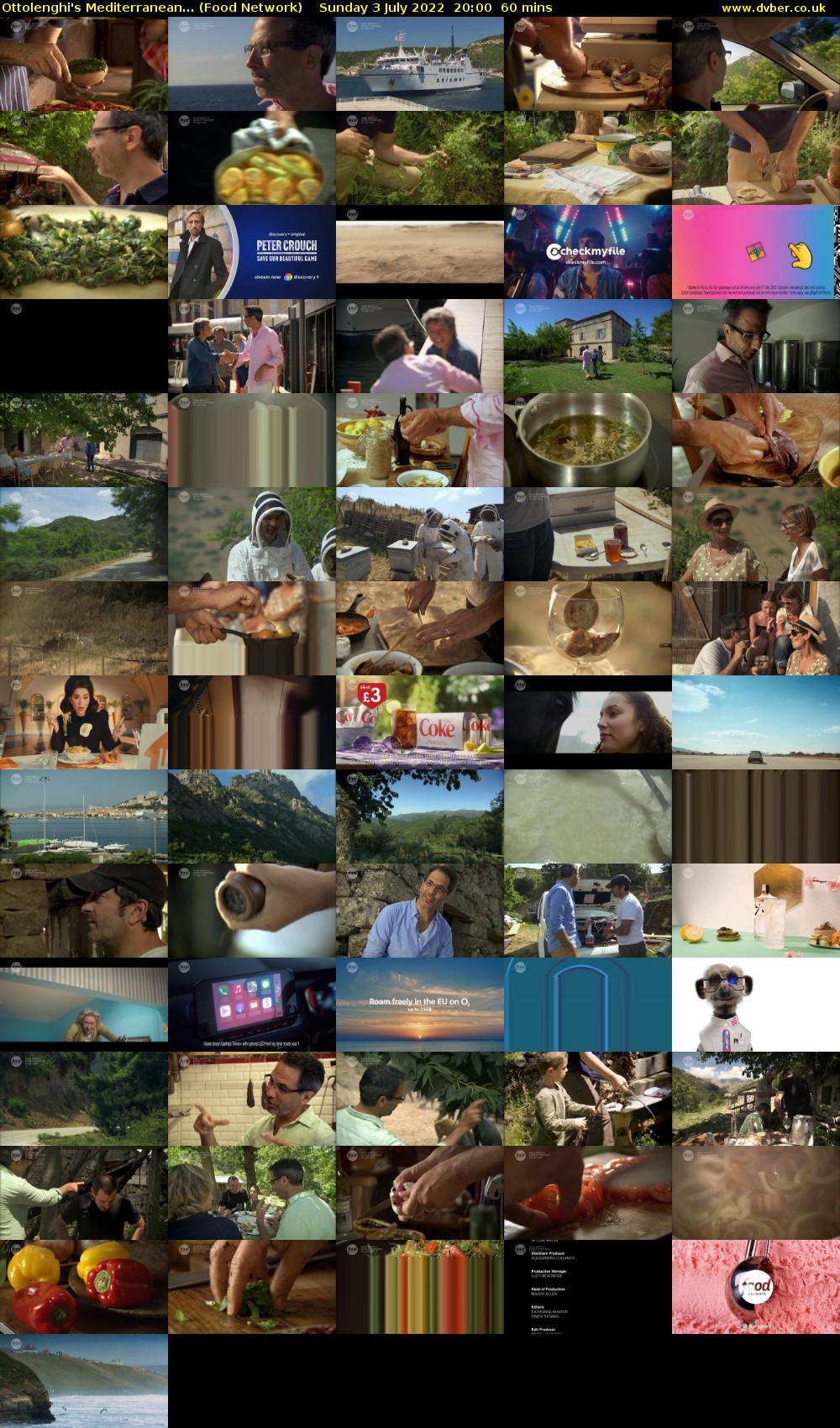 Ottolenghi's Mediterranean... (Food Network) Sunday 3 July 2022 20:00 - 21:00