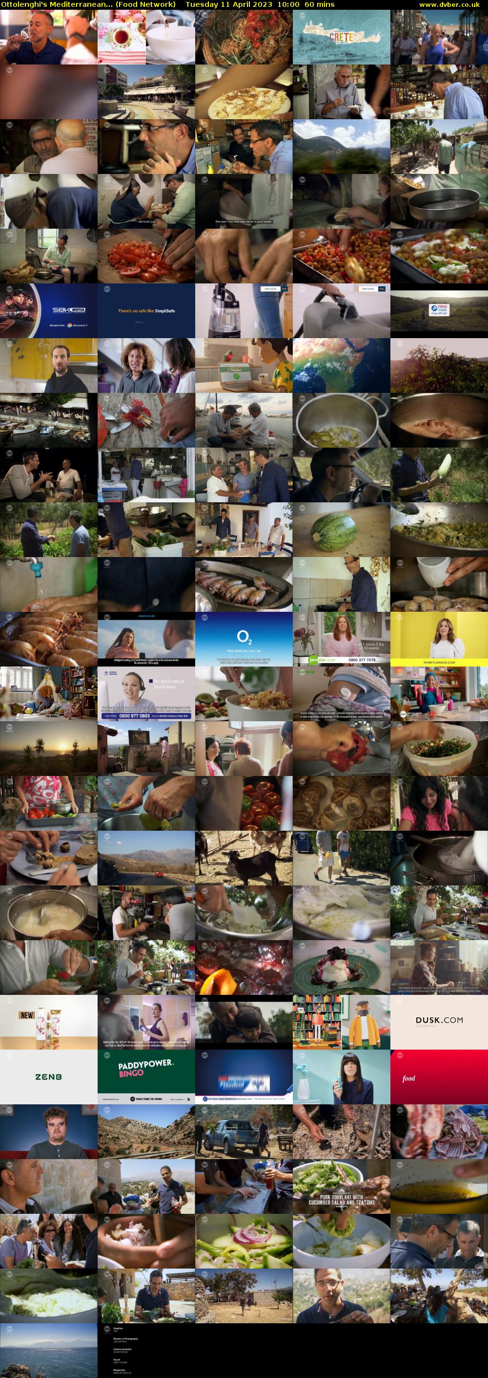 Ottolenghi's Mediterranean... (Food Network) Tuesday 11 April 2023 10:00 - 11:00