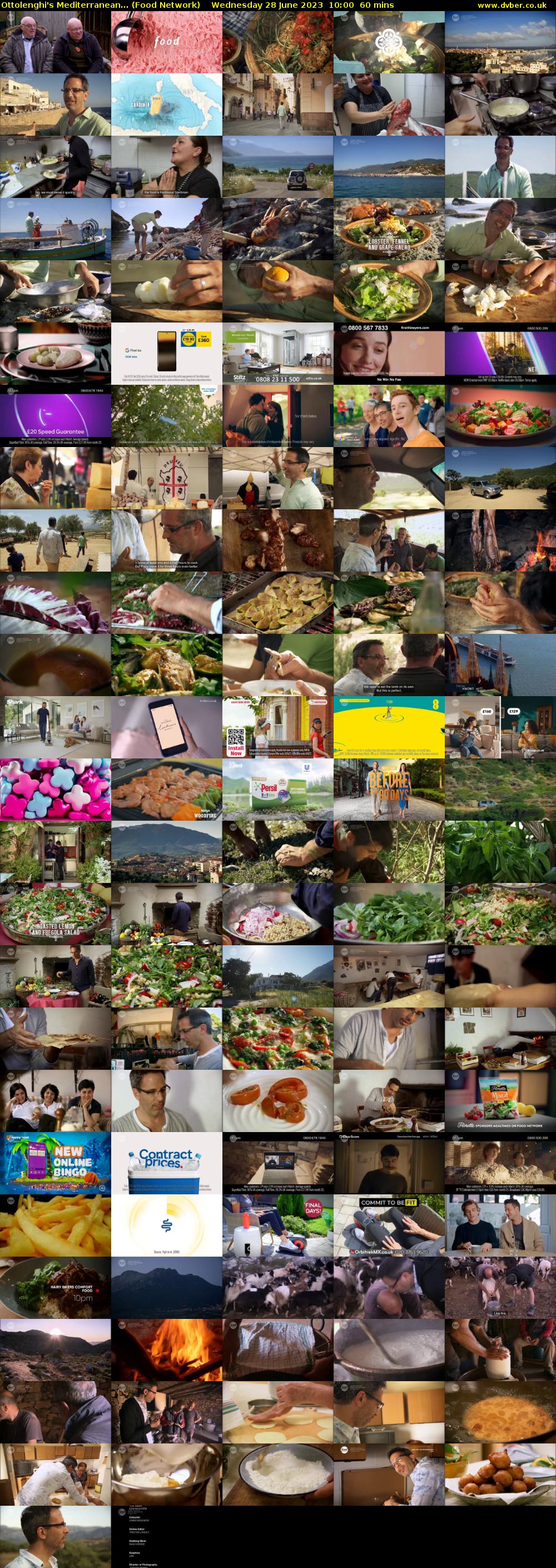 Ottolenghi's Mediterranean... (Food Network) Wednesday 28 June 2023 10:00 - 11:00
