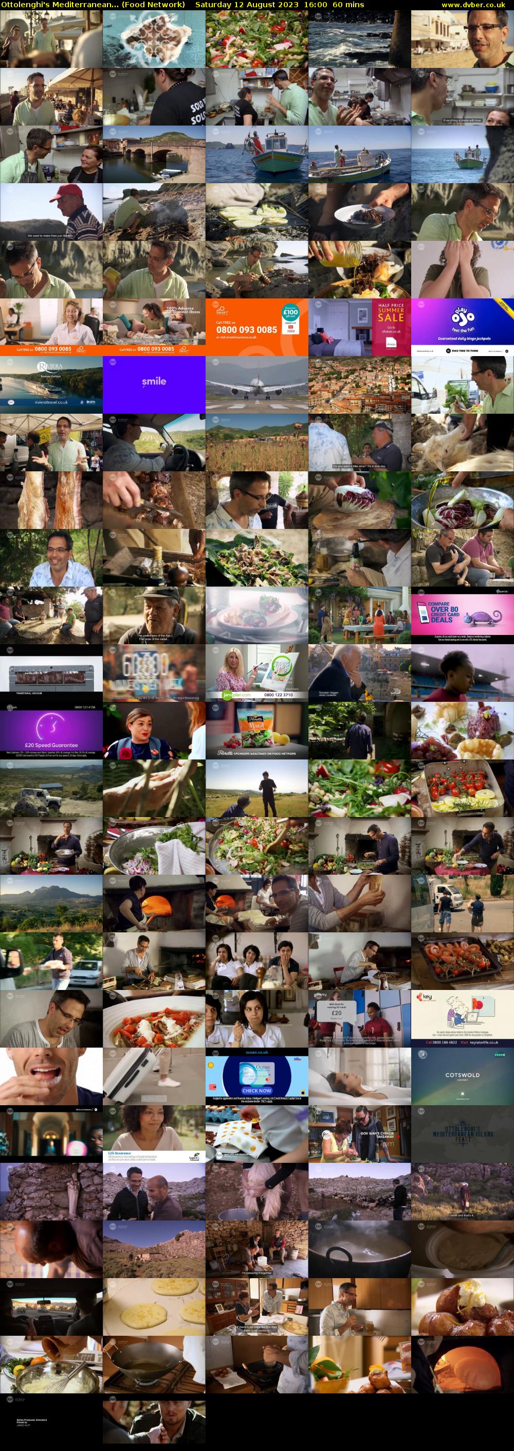 Ottolenghi's Mediterranean... (Food Network) Saturday 12 August 2023 16:00 - 17:00