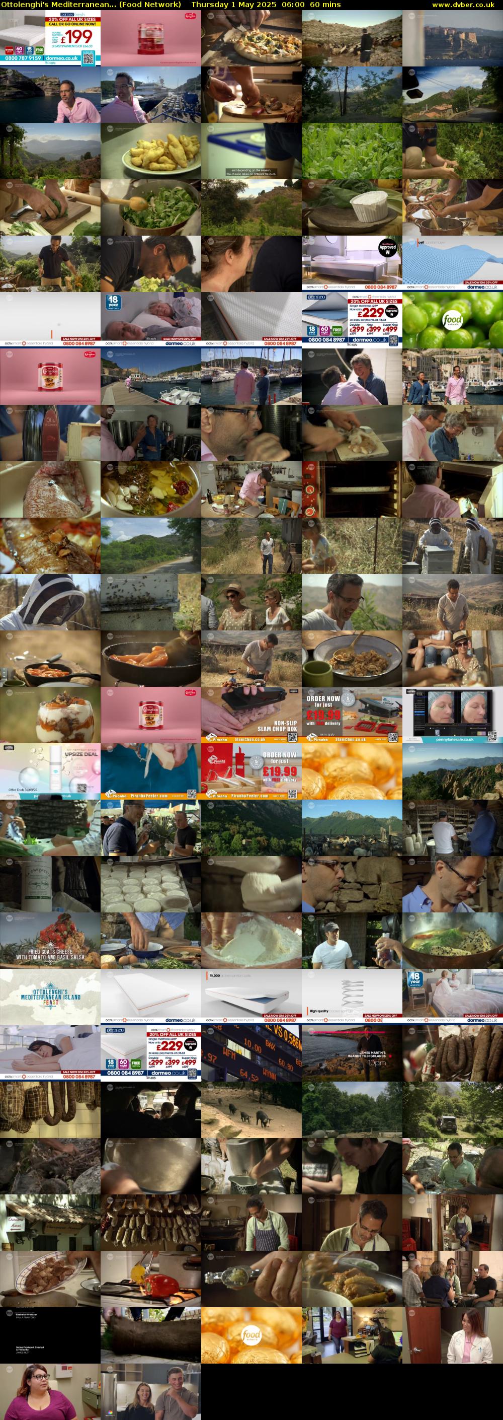 Ottolenghi's Mediterranean... (Food Network) Thursday 1 May 2025 06:00 - 07:00
