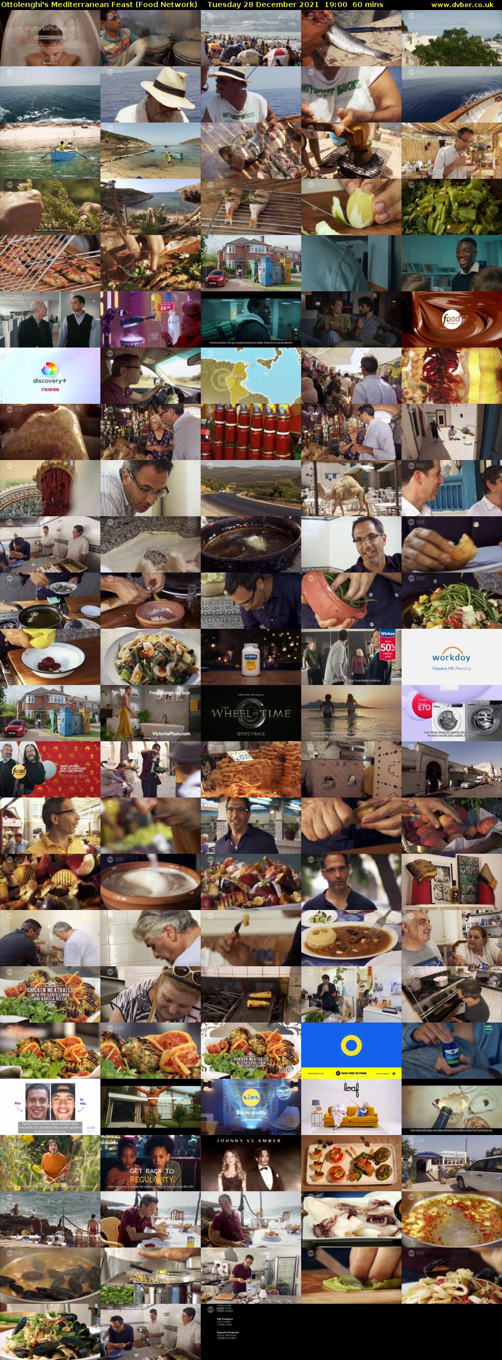 Ottolenghi's Mediterranean Feast (Food Network) Tuesday 28 December 2021 19:00 - 20:00
