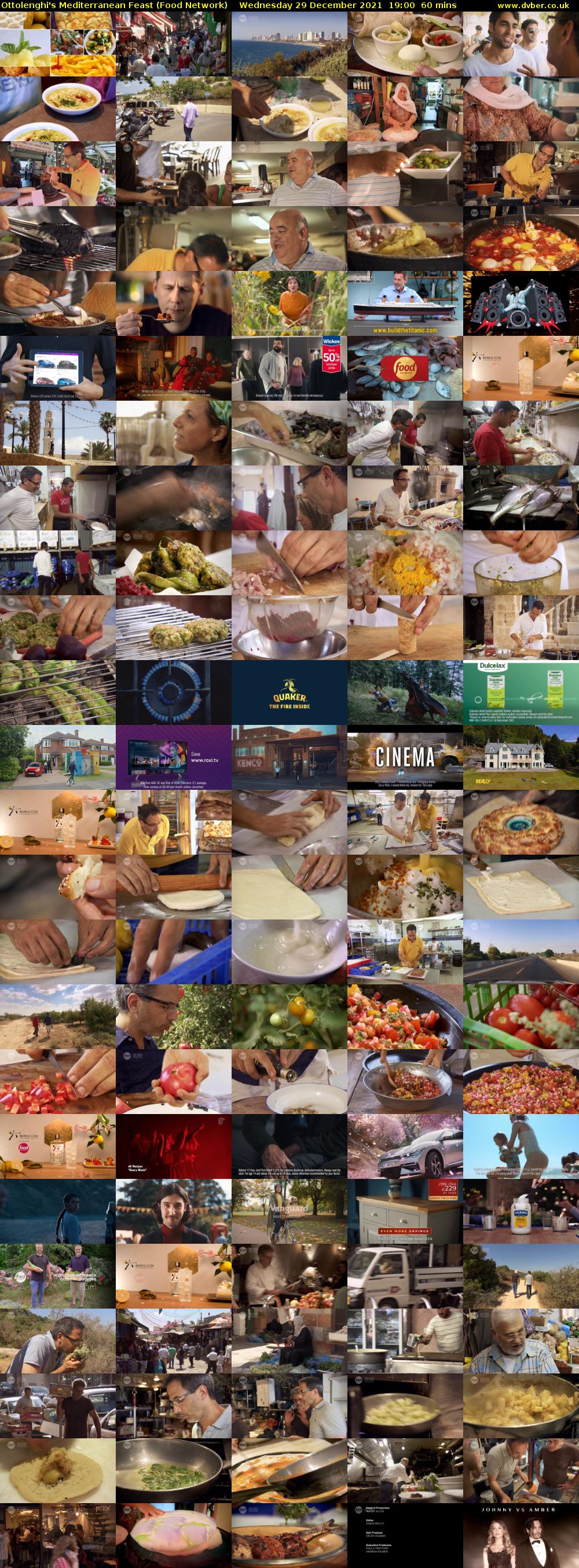 Ottolenghi's Mediterranean Feast (Food Network) Wednesday 29 December 2021 19:00 - 20:00