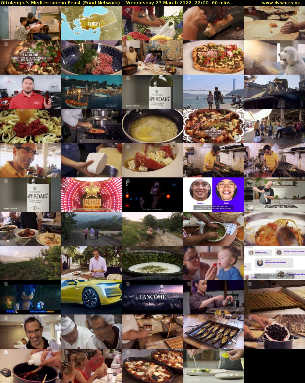 Ottolenghi's Mediterranean Feast (Food Network) Wednesday 23 March 2022 22:00 - 23:00