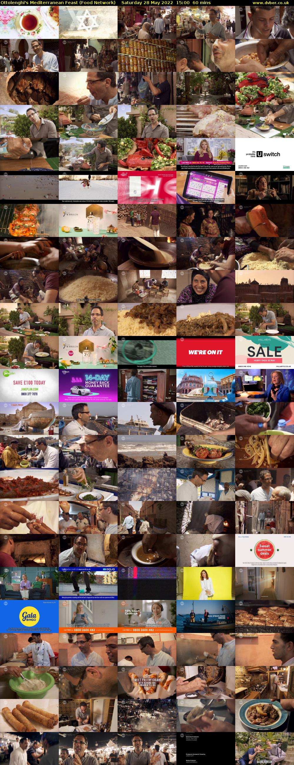 Ottolenghi's Mediterranean Feast (Food Network) Saturday 28 May 2022 15:00 - 16:00