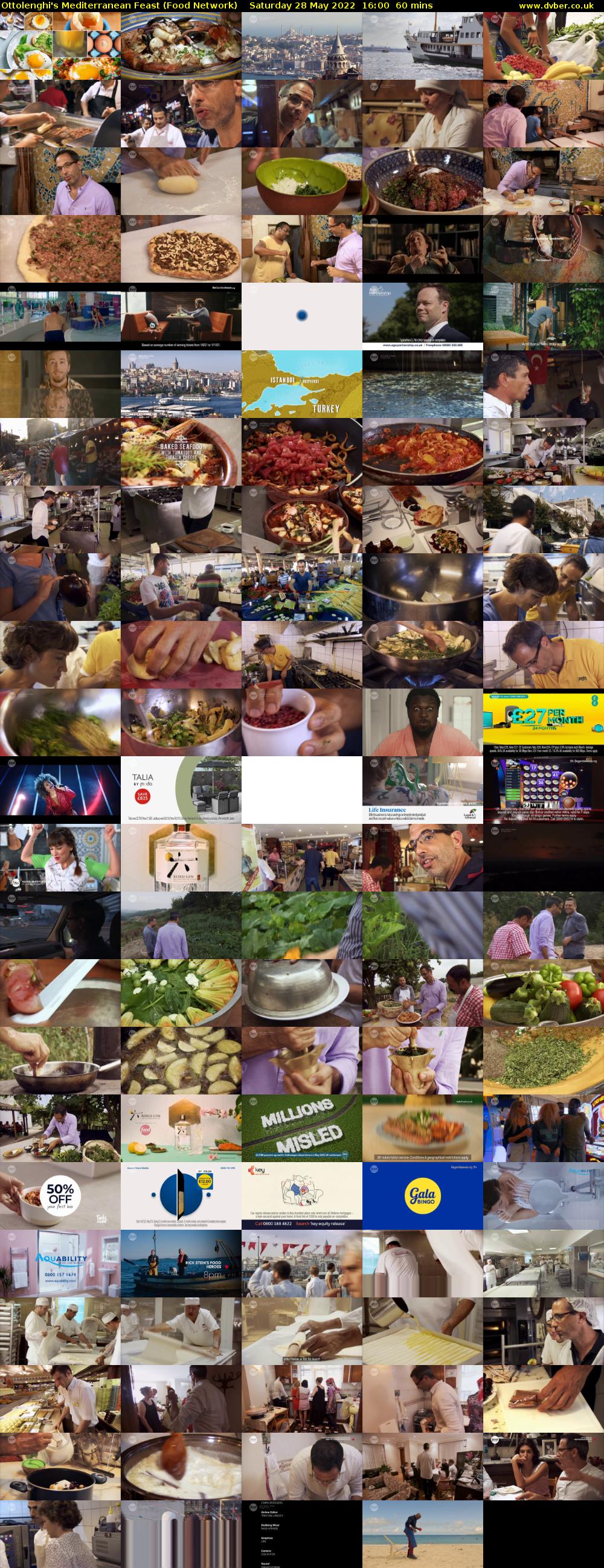 Ottolenghi's Mediterranean Feast (Food Network) Saturday 28 May 2022 16:00 - 17:00