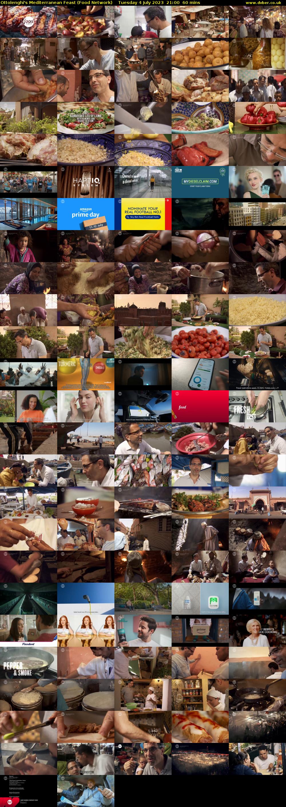 Ottolenghi's Mediterranean Feast (Food Network) Tuesday 4 July 2023 21:00 - 22:00