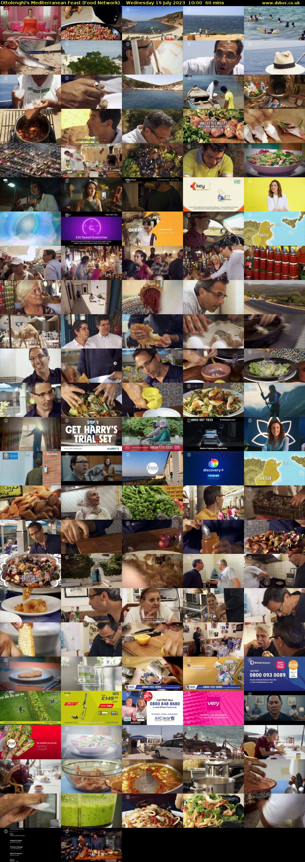 Ottolenghi's Mediterranean Feast (Food Network) Wednesday 19 July 2023 10:00 - 11:00