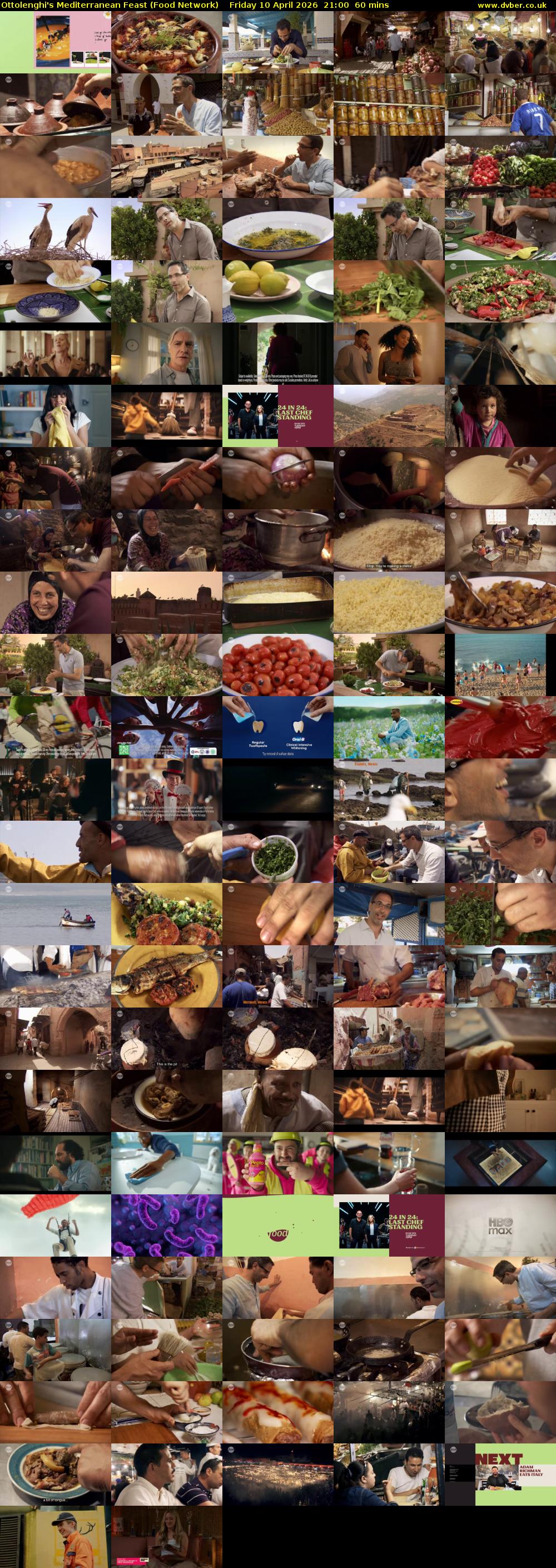 Ottolenghi's Mediterranean Feast (Food Network) Friday 10 April 2026 21:00 - 22:00