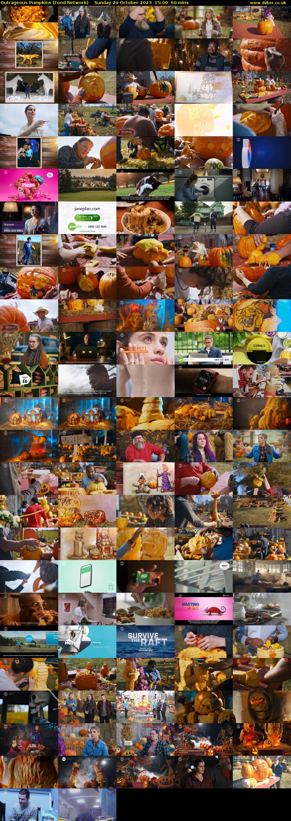 Outrageous Pumpkins (Food Network) Sunday 29 October 2023 15:00 - 16:00