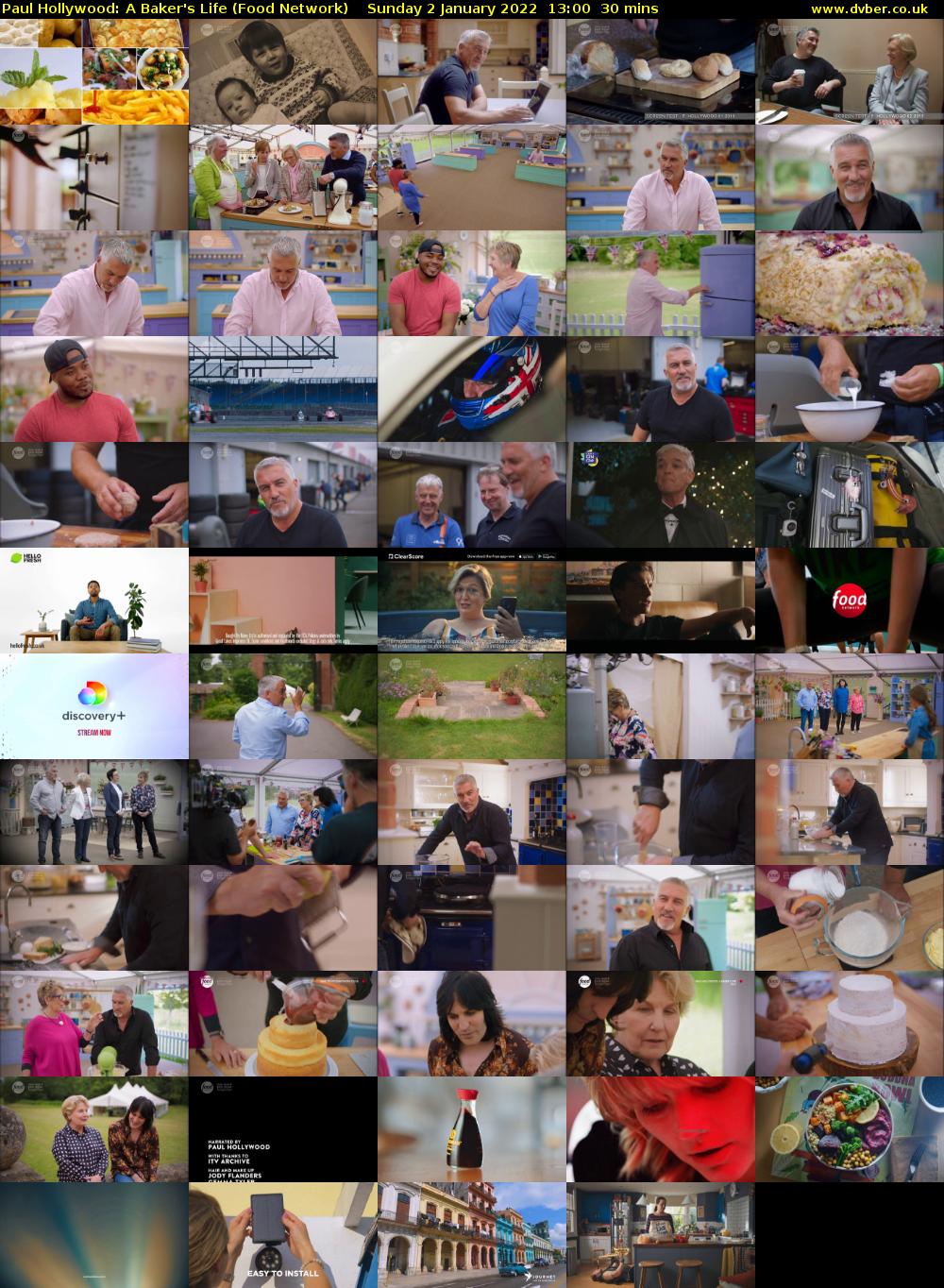 Paul Hollywood: A Baker's Life (Food Network) Sunday 2 January 2022 13:00 - 13:30