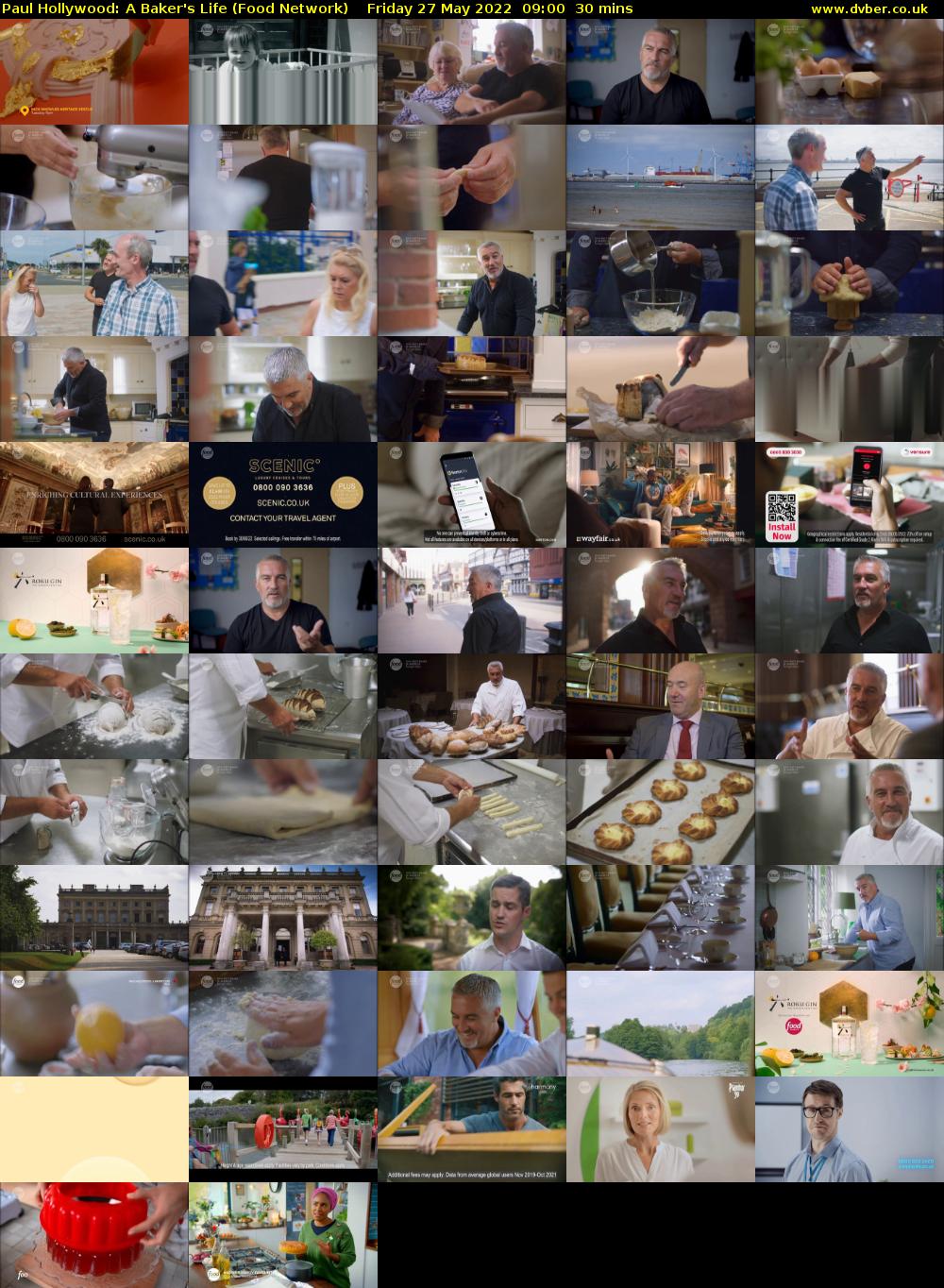 Paul Hollywood: A Baker's Life (Food Network) Friday 27 May 2022 09:00 - 09:30