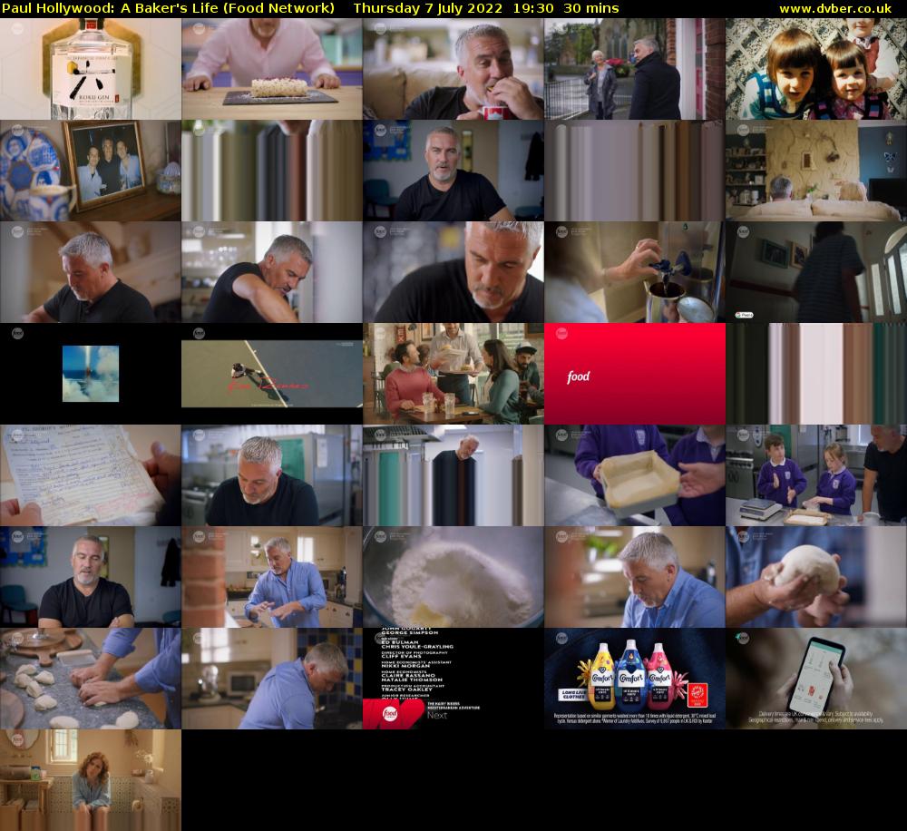 Paul Hollywood: A Baker's Life (Food Network) Thursday 7 July 2022 19:30 - 20:00