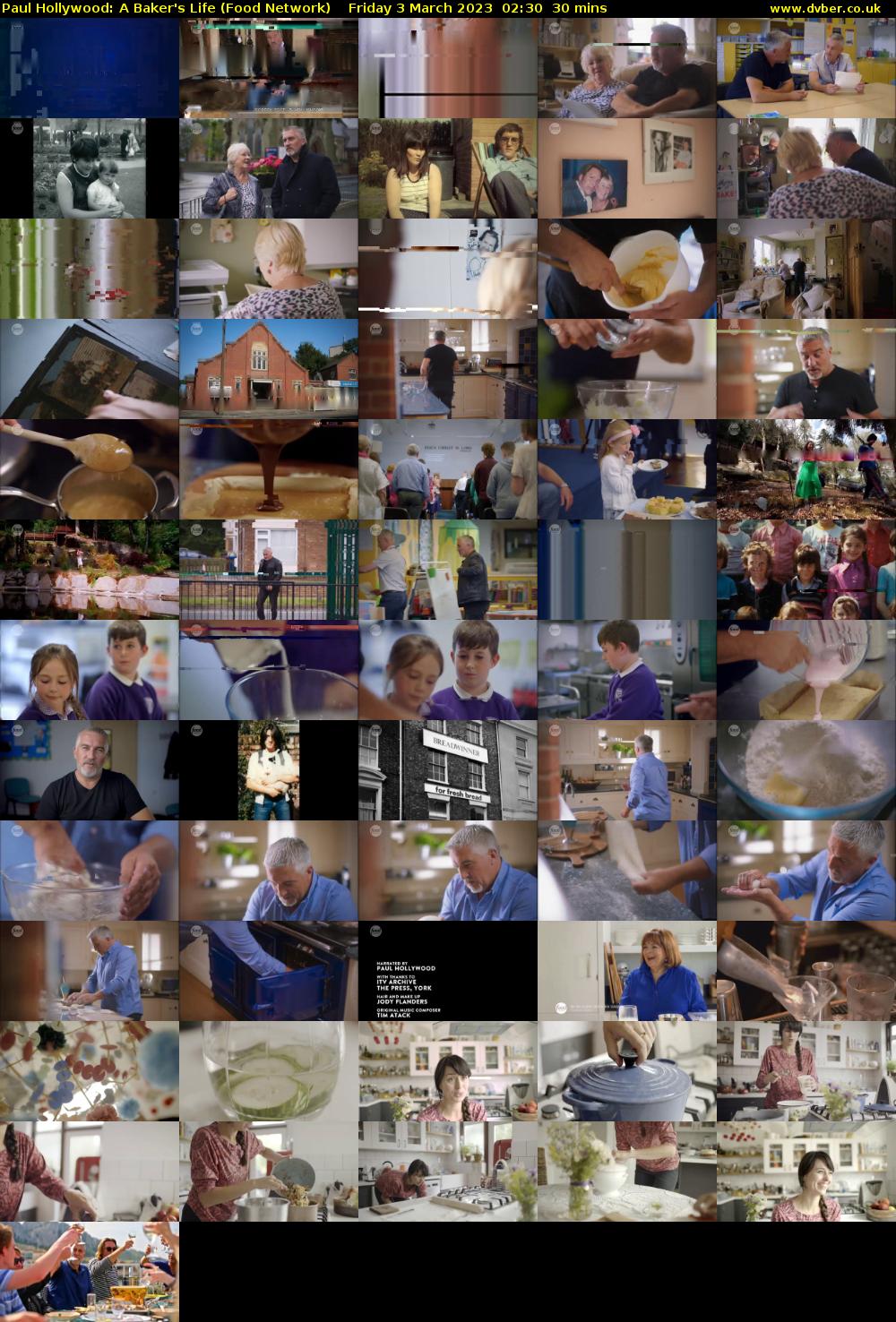 Paul Hollywood: A Baker's Life (Food Network) Friday 3 March 2023 02:30 - 03:00
