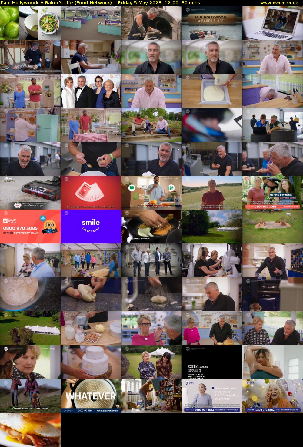 Paul Hollywood: A Baker's Life (Food Network) Friday 5 May 2023 12:00 - 12:30