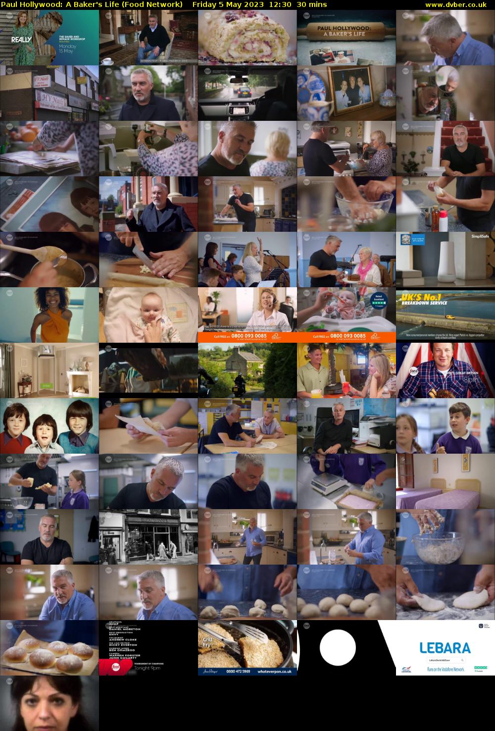 Paul Hollywood: A Baker's Life (Food Network) Friday 5 May 2023 12:30 - 13:00